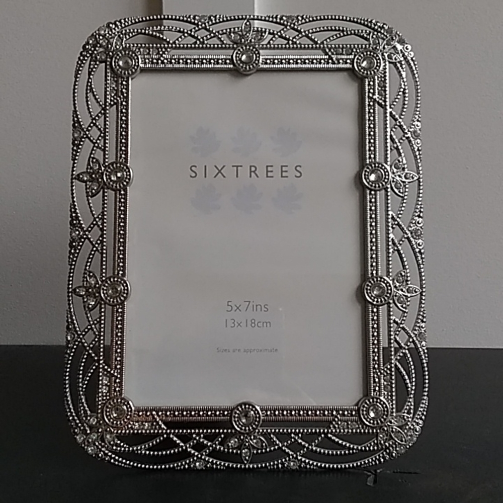 Sixtrees Silver 5" X 7" Photo Frame